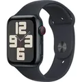 Apple Watch SE GPS+Cell 44mm Alu Mitternacht Sportarmband S/M - Schwarz