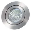 1St. Rutec R5569-V4A Einbaustrahler V4A starr mit Scheibe d=68mm IP=55