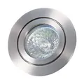 Rutec Einbaustrahler 50W GX5,3 edelstahl gebürstet NV-Halogenlampe... R5569-V4A
