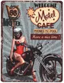 Moritz Metallschild Blechschild Motel Have a nice time!, (Einzeln), 25 x 33 cm Vintage Retro Deko Schild Metallschild Wandbild Schild