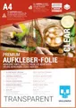 SKULLPAPER® Klebefolie transparent zum Aufkleben und selbst Gestalten - für Laserdrucker (A4-10 Blatt)