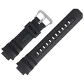 Casio Uhrenarmband Ersatzband 25mm Kunststoff Schwarz - AW-591