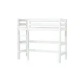 Hoppekids Hochbett  ECO Luxury , weiß , Maße (cm): B: 84 H: 150