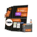 Solarway All In One 1800W/800W Balkonkraftwerk komplett Solarpaket mit 3,2 kWh Anker Solix 2 PRO Speicher, Plug&Play