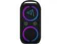 TechniSat WUMMSBOX Bluetooth Lautsprecher mit Akku, Subwoofer und Lichteffekt