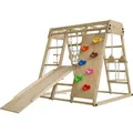 Juskys Klettergerüst für Kinder mit Rutsche (Maxi)