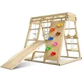 Juskys Maxi Klettergerüst für Kinder mit Rutsche