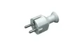 Uni-Schuko 250V Geradestecker 16A mit U/ Stecker weiß W-10120