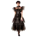 Rubie's Damen Wednesday Rave 'N Dance Kostüm Kleid, wie abgebildet, S Halloween