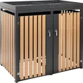 WESTMANN Mülltonnenbox WMHHWTC-62, für 2x240 l, BxTxH: 134x84x125 cm