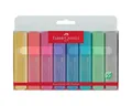 Faber-Castell Marker Faber-Castell 154681 - Textmarker Textliner 1546, 8er Etui, pastell