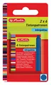 Herlitz Tintenpatrone Standard, passend für viele Marken, 2 x 6 Stück auf Blisterkarte, blau