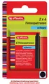 2 herlitz Standard-Tintenpatronen, königsblau, Blisterkarte