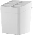tesa® Küchenzubehör Utensilienhalter Set, weiß, Power.Kit, L 135 x B 150 x H 170 mm, inkl. Adapter & Wasserwaage, 666092