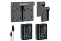 Blumax Set mit Lader für Sony NP-FW50 Alpha 6500 1030mAh Kamera-Akku
