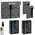 2x Akku + Lader für Sony NP-FW50 Alpha  6000 6500  7R II NEX 7 RX10 1030 mAh