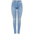ONLY Skinny-fit-Jeans Only Damen Jeans-Hose OnlRoyal mit hohem Bund Skinny blau S/34