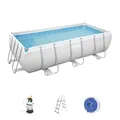 BESTWAY Framepool Power Steel Pool Set 404 x 201 mit Sandfil