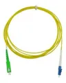 BlueOptics Simplex LWL Patchkabel LC/UPC-SC/APC Singlemode 3 Meter LC-APC/SC-UPC blau 3 E9/125µm G.657.A1 OS2 Eingangsdämpfung: unter 0.2dB Markenfaser LSZH gelb 2.0mm Tube Keramik Ferrule inkl. Messprotokoll (SFP2122BU3MS)