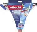 Vileda Profi Fensterwischer 2in1, Fensterabzieher und Einwascher Fensterputzer