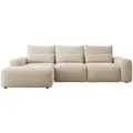 Selsey Ecksofa, Beige, Textil, L-Form, 264x162 cm, Wohnzimmer, Sofas & Couches, Wohnlandschaften, Ecksofas