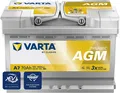 VARTA AGM Starterbatterie 12V 70Ah 760A Start-Stopp xEV Auto wartungsfrei 20kg