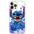 Handyhülle Stitch 001 Disney Partial Print Transparent kompatibel mit Google Pixel 7