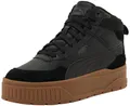 PUMA Karmen II Idol MID WTR Damen-Sneaker, Schwarz/Schwarz, Größe 37,5, Puma Schwarz Puma Schwarz, 37.5 EU