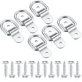 6 Stück D Ring Zurröse D-Ring Zurring Aufbauring Ring Anhänger Zubehör D Ring...