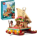 LEGO 43210 Disney Princess Vaianas Katamaran Spielzeug Boot mit Vaiana und Sina