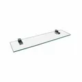 Glasablage Ablagekonsole Ablage Glaskonsole 40 cm Chrom / Glas klar