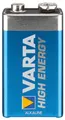 Varta Batterie Alkali 6 LR 61 (9V), Blister, Varta - High Energy