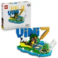 LEGO Editions Vini Jr. – Fußball-Highlights Spielzeug - 3D Modellbau mit Minifigur zum Sammeln - Kinderzimmer Deko - Geschenk für Jungen, Mädchen ab 10 Jahren und Erwachsene Sportfans - 43027