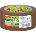 Tesa - Pack Eco & Strong - Umweltschonendes Paketband Aus 100 % Recyceltem Kunststoff, Uv- Und Alterungsbeständig - Braun - 66 M X 50 Mm