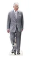 King Charles Pappaufsteller Grey Suit Pappaufsteller