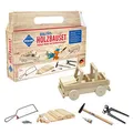 PEBARO Bastelset Holzbau braun