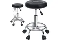 Goods+Gadgets Drehhocker Drehhocker – Arbeitshocker – Rollhocker – Höhenverstellbar Bürohocker (höhenverstellbarer), Praxishocker Rollhocker