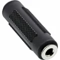 InLine® Audio Adapter 3,5mm Klinke Buchse zu Buchse Stereo schwarz