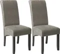 tectake® Esszimmerstuhl gepolstert mit Kunstlederbezug 44 x 63 x 106 cm