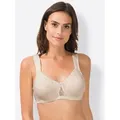 Bügelloser BH VIANIA, Damen, Gr. 80, Cup E, beige (champagner), 68% Polyester, 13% Elasthan, 12% Baumwolle, 7% Polyamid, BHs