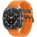 Samsung Smartwatch Galaxy Watch Ultra 2025 EU GPS LTE, 47 mm, S/M/L, NFC, EKG, Titan, grau, orange