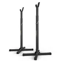 SmartGym - Hantelständer Langhantel - Hantelablage für Krafttraining, Squat Rack - Langhantelständer mit Höhenverstellung, 200 kg Belastbarkeit - SG-10-2 Stück