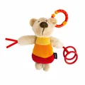sigikid Blue Collection Spielanhänger Bär für Babyschale Anhänger Spielzeug