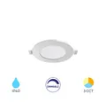 Braytron LED Einbaustrahler 4W LED Panel Dimmbar Einbauspot Einbaustrahler Deckenstrahler, LED fest integriert, Neutralweiß, Kaltweiß, Warmweiß, Energieeffizient, Flimmerfrei, Schwenkbar, 3CCT