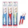 One Drop Only - 3er Pack Zungenreiniger + 2 GRATIS Interdentalbürsten (Gr. S)