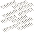 100x Flachstecker Crimp Kontakte für ISO Buchse Leer-Gehäuse Lautsprecher Strom