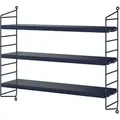 String Pocket Wandregal Holz Nybro-blau