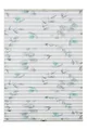 GARDINIA Plissee Concept zum Klemmen, Blickdichtes Faltrollo, Lichtdurchlässig, Alle Montage-Teile inklusive, Höhenverstellbar, Zweig-Muster, Weiß, 60 x 130 cm (BxH)