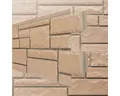 NOVIK Verkleidungspaneel NovikStone HC Platte 122x47 cm 9 St. 4,65qm Bruchstein sand, BxL: 47,00x121,92 cm, 0,52 qm, (Karton mit 9 Platten, 4,27 qm) Wandverkleidung mit 3-D-Effekt, problemlose Montage, Natursteinoptik