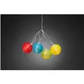 Konstsmide LED-Dekolichterkette 20 bunte Kugellampions außen